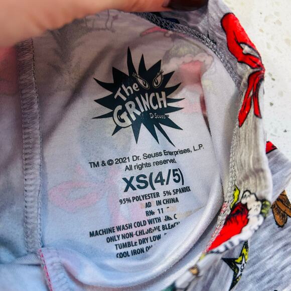 3/$12 The Grinch Christmas Leggings - Picture 2 of 3